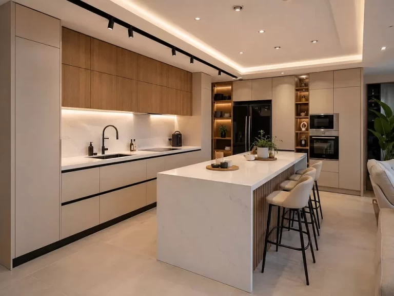 EVA Home Dekorasyon İzmir mutfak tadilatı modern mutfak yenileme ve özel ölçü dolap uygulaması
