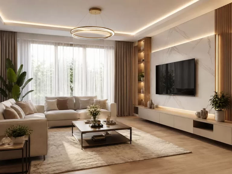 EVA Home Dekorasyon İzmir salon tadilatı modern salon yenileme ve iç mekân tasarımı