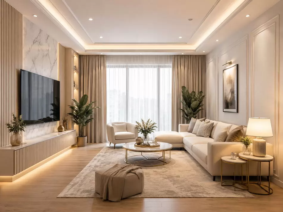 EVA Home Dekorasyon oda yenileme ve dekorasyon modern salon iç mekân tasarımı uygulaması